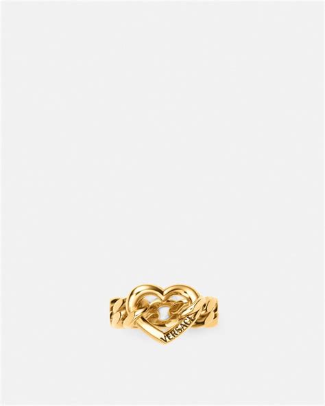 versace hearts ring